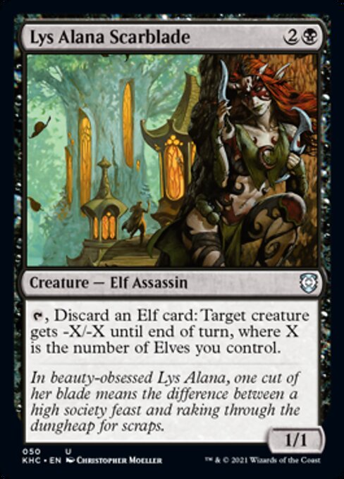 Lys Alana Scarblade (Commander 2021 Kaldheim) Near Mint