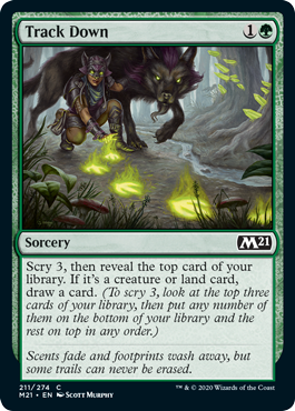 Track Down (Magic 2021 Core Set) Near Mint