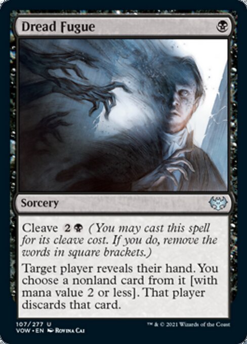 Dread Fugue (Innistrad: Crimson Vow) Near Mint Foil