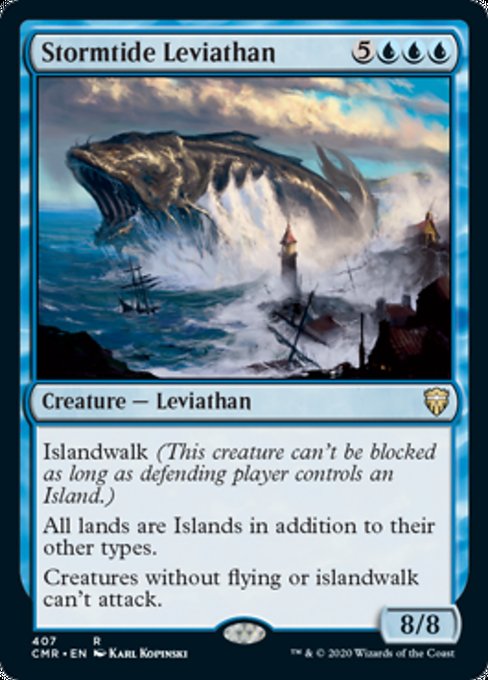 Stormtide Leviathan (Commander 2020 Commander Legends) Light Play