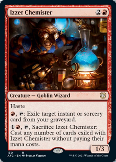 Izzet Chemister (Commander 2021 Forgotten Realms) Near Mint