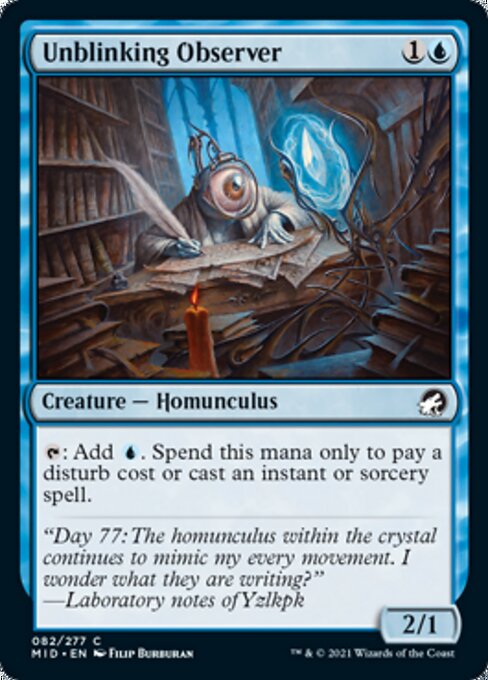 Unblinking Observer (Innistrad: Midnight Hunt) Medium Play