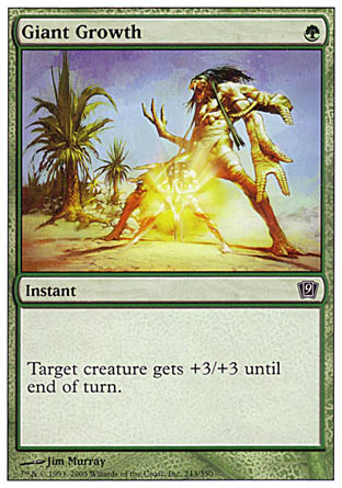 Giant Growth (9th Edition) Medium Play