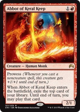 Abbot of Keral Keep (Magic Origins) Medium Play