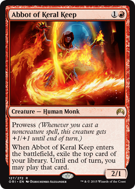 Abbot of Keral Keep (Magic Origins) Light Play