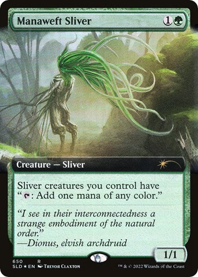 Manaweft Sliver (Extended Art) (Secret Lair) Near Mint Foil