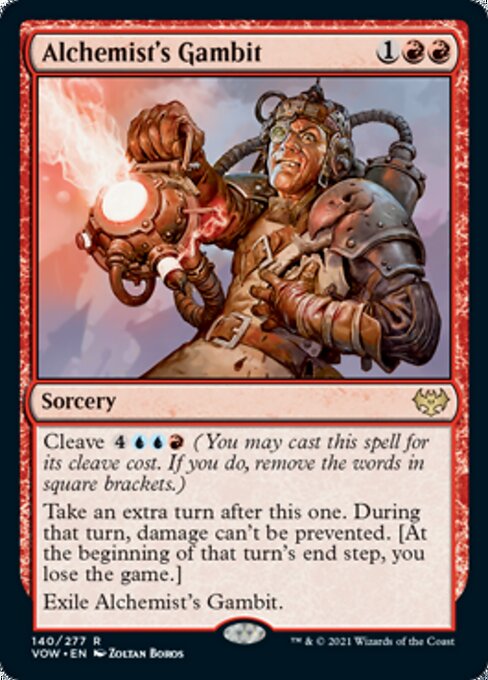 Alchemist's Gambit (Innistrad: Crimson Vow) Light Play Foil