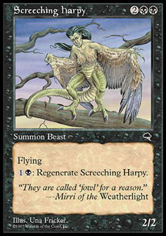 Screeching Harpy (Tempest) Near Mint