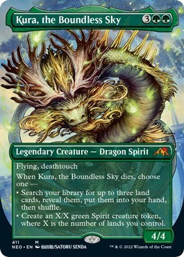 Kura, the Boundless Sky (Borderless) (Kamigawa: Neon Dynasty) Near Mint