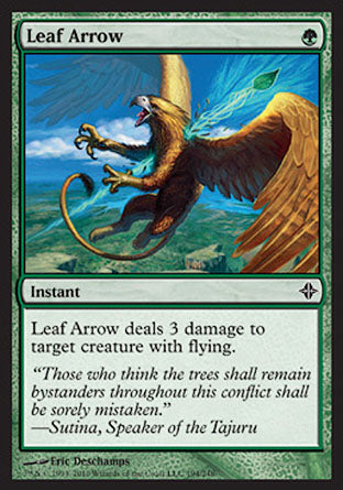 Leaf Arrow (Rise of the Eldrazi) Medium Play