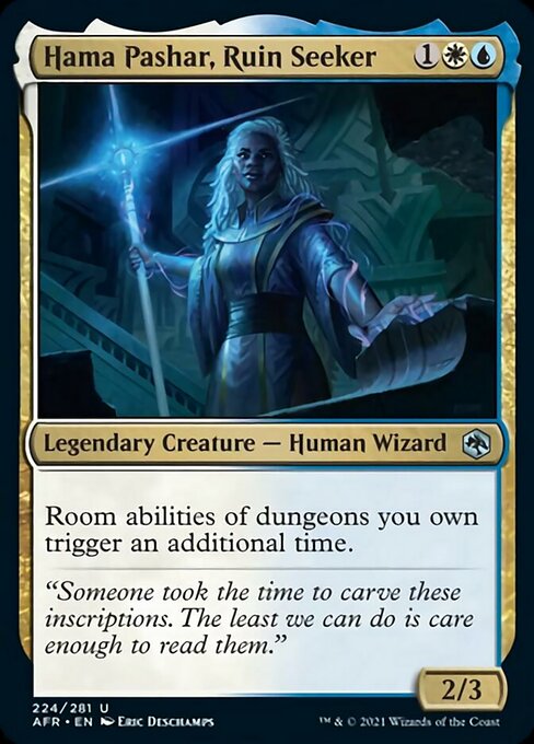 Hama Pashar, Ruin Seeker (Adventures in the Forgotten Realms) Near Mint Foil