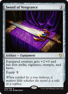 Sword of Vengeance (Commander 2017) Medium Play
