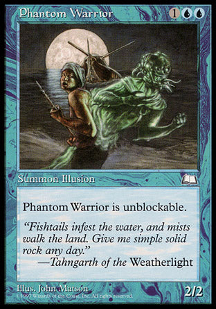 Phantom Warrior (Weatherlight) Medium Play
