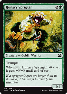 Hungry Spriggan (Modern Masters 2017) Near Mint Foil