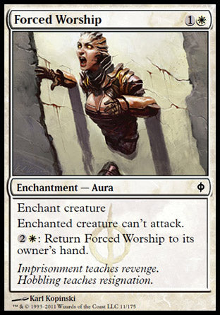 Forced Worship (New Phyrexia) Near Mint