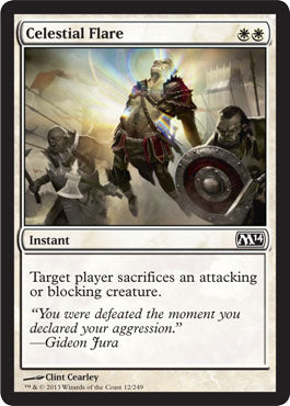 Celestial Flare (Magic 2014 Core Set) Damaged / Poor