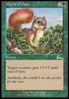 Might of Oaks (Urza's Legacy) Medium Play