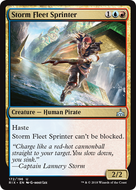 Storm Fleet Sprinter (Rivals of Ixalan) Near Mint