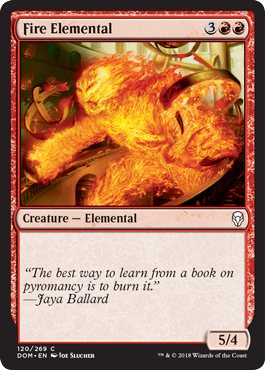 Fire Elemental (Dominaria) Near Mint