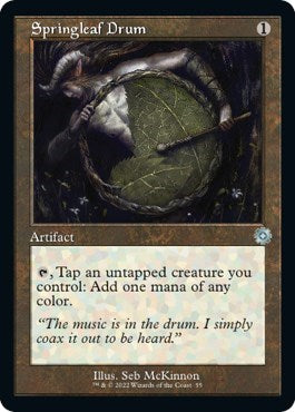 Springleaf Drum (The Brothers' War: Retro Frame Artifacts) Near Mint Foil