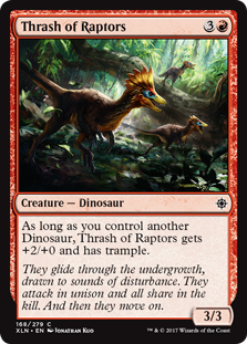 Thrash of Raptors (Ixalan) Medium Play