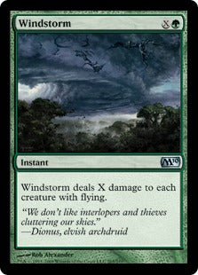 Windstorm (Magic 2010 Core Set) Medium Play
