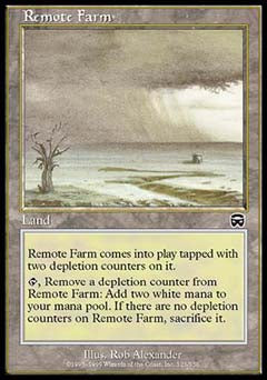 Remote Farm (Mercadian Masques) Medium Play