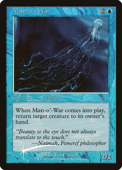 Man-o'-War (Promos: Arena) Medium Play Foil