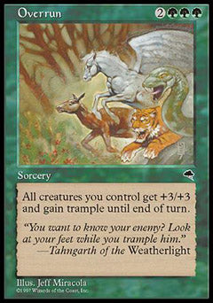 Overrun (Tempest) Medium Play