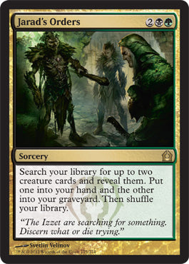 Jarad's Orders (Return to Ravnica) Medium Play