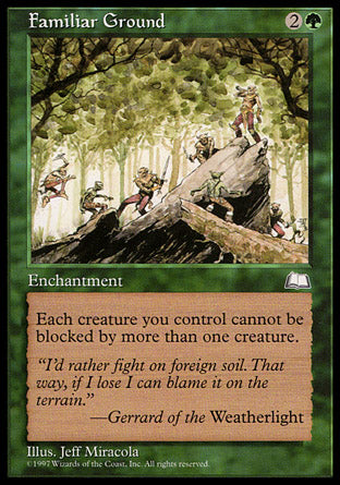 Familiar Ground (Weatherlight) Medium Play