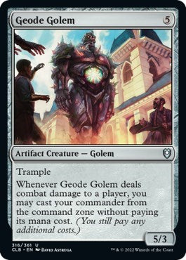 Geode Golem (Commander Legends: Battle for Baldur's Gate) Near Mint