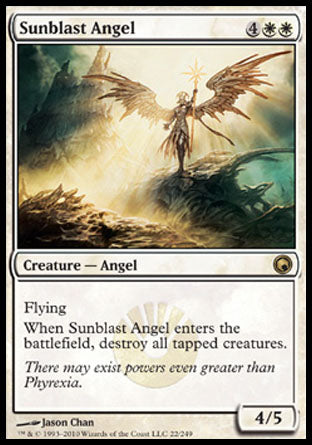 Sunblast Angel (Scars of Mirrodin) Light Play Foil