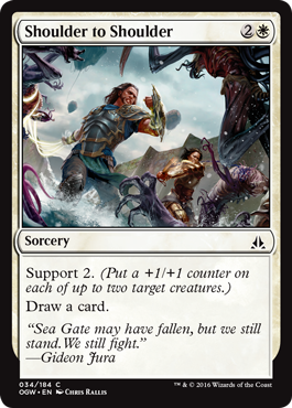 Shoulder to Shoulder (Oath of the Gatewatch) Medium Play