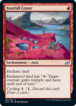 Footfall Crater (Ikoria: Lair of Behemoths) Near Mint