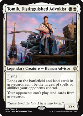 Tomik, Distinguished Advokist (War of the Spark) Light Play