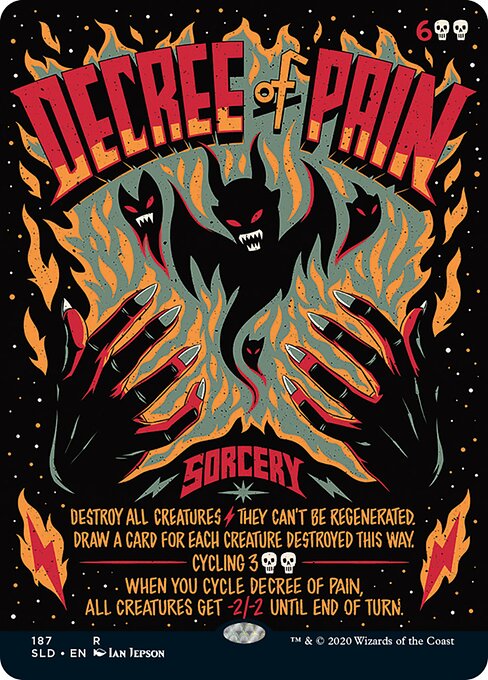 Decree of Pain (Secret Lair) Light Play