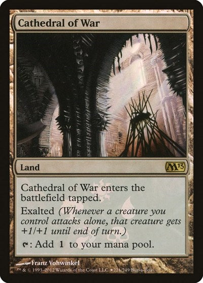 Cathedral of War (Promos: Buy-A-Box) Heavy Play Foil