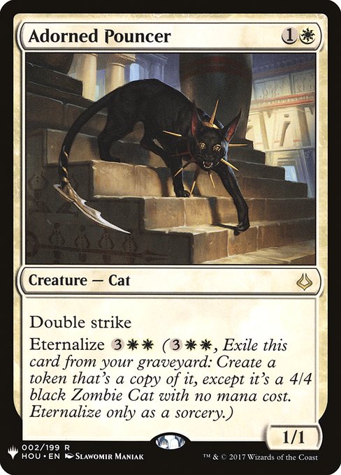Adorned Pouncer (Mystery Booster) Light Play