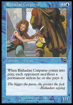 Rishadan Cutpurse (Mercadian Masques) Light Play
