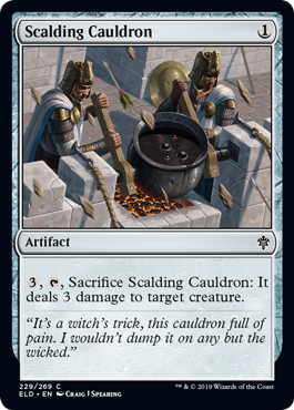 Scalding Cauldron (Throne of Eldraine) Medium Play