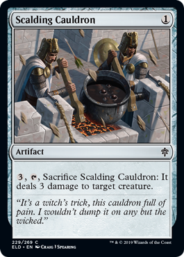 Scalding Cauldron (Throne of Eldraine) Near Mint