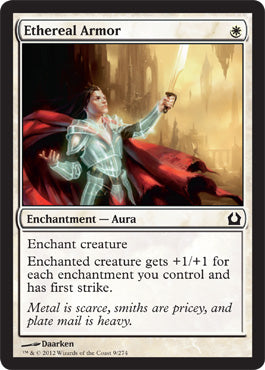 Ethereal Armor (Return to Ravnica) Light Play