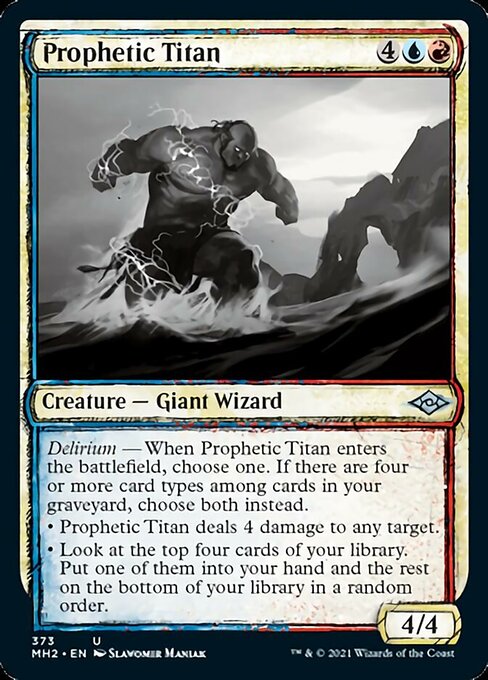 Prophetic Titan (Showcase) (Modern Horizons 2) Near Mint Foil