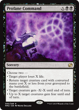 Profane Command (Modern Masters 2015) Medium Play