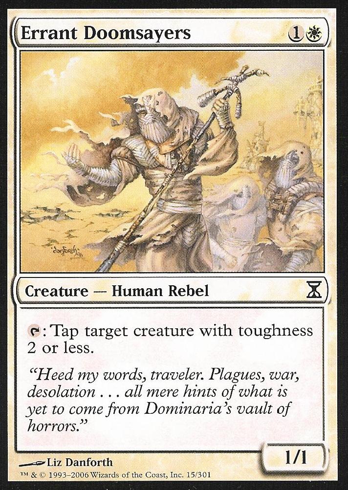 Errant Doomsayers (Time Spiral) Medium Play