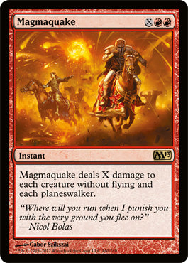 Magmaquake (Magic 2013 Core Set) Near Mint Foil