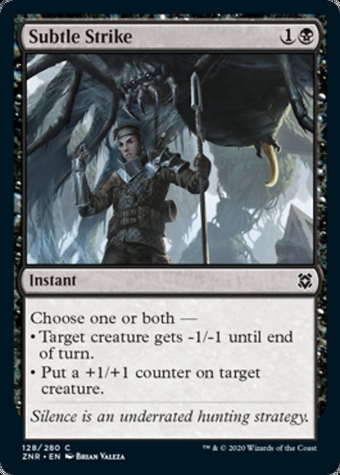 Subtle Strike (Zendikar Rising) Medium Play