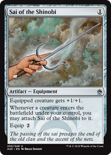 Sai of the Shinobi (Masters 25) Near Mint