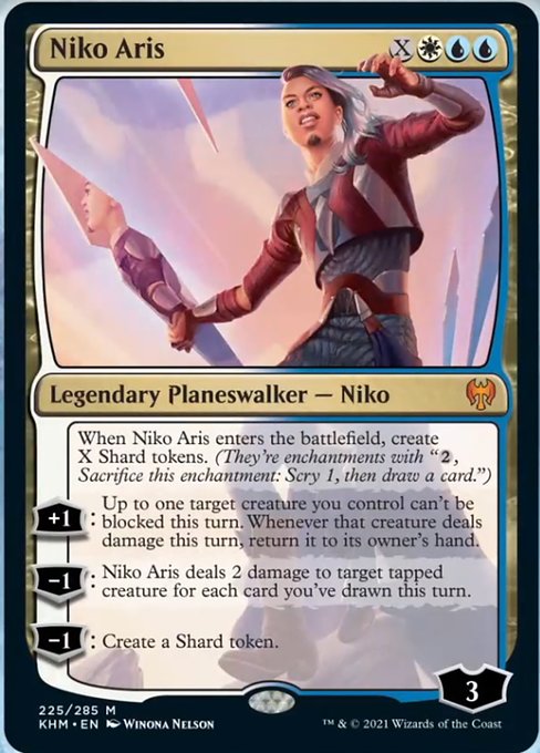 Niko Aris (Kaldheim) Medium Play Foil